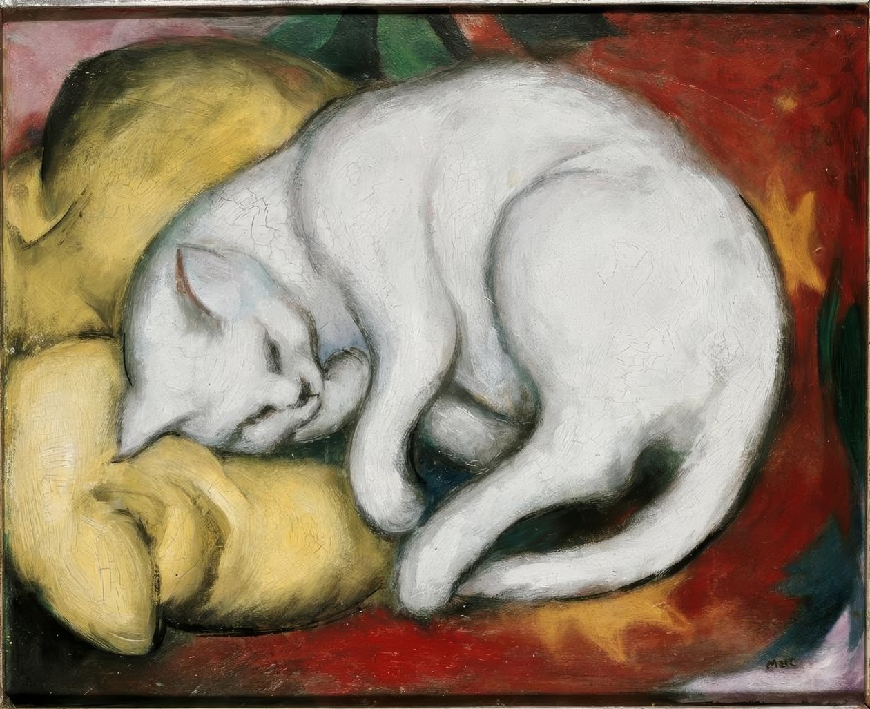 A fehér macska alkotó: Franz Marc