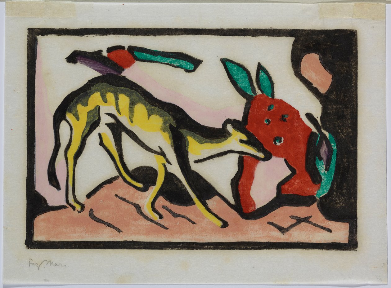 Mitikus lény alkotó: Franz Marc
