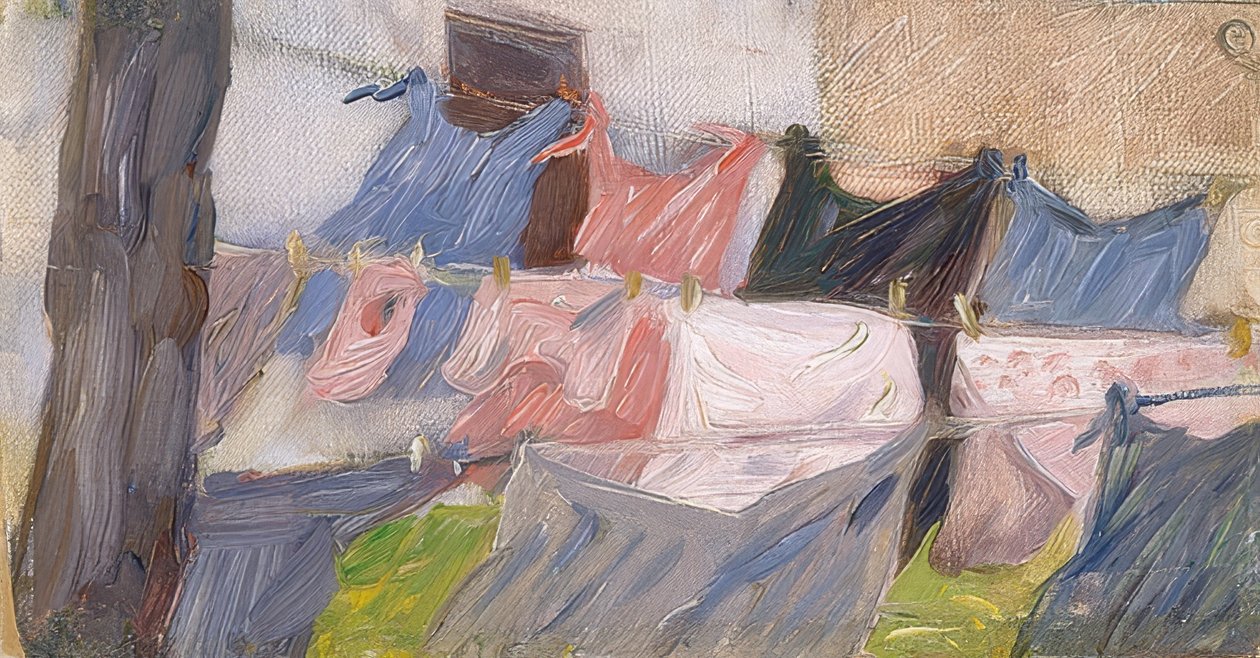 A szennyes csapkod a szélben alkotó: Franz Marc