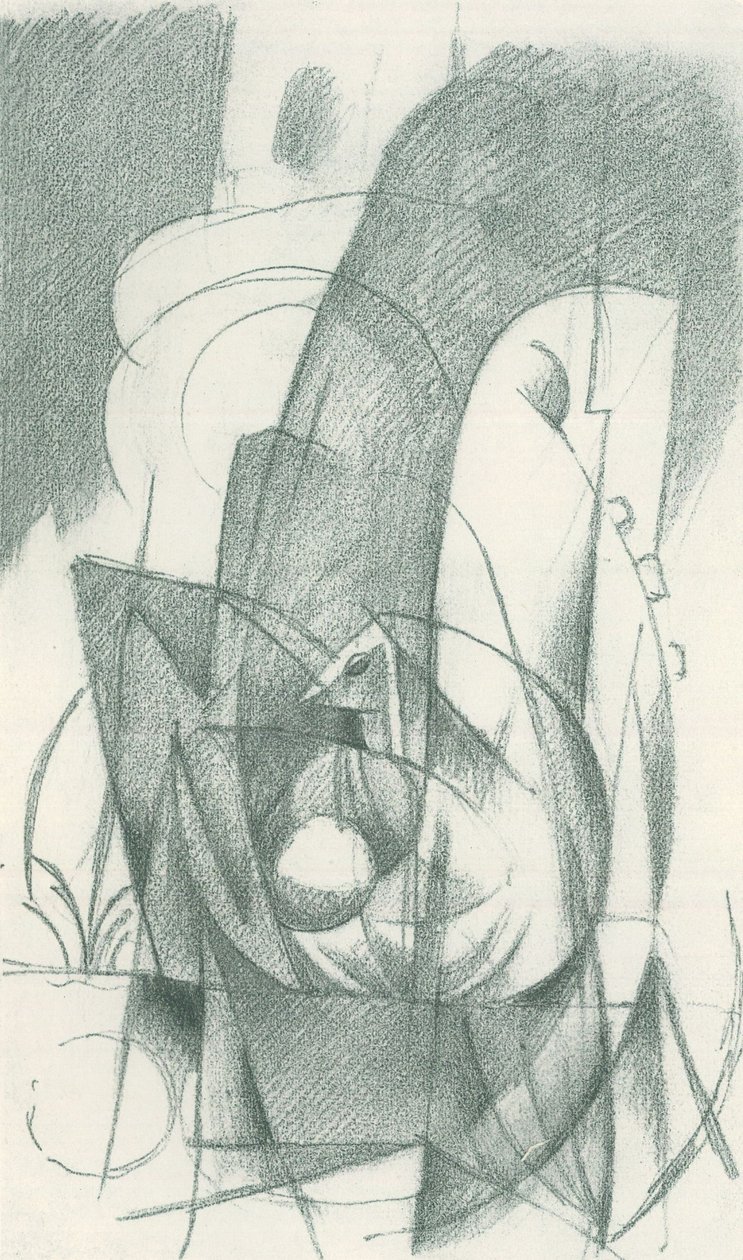 Franz Marc - Sketchbook from the field - Sheet 15 alkotó: Franz Marc