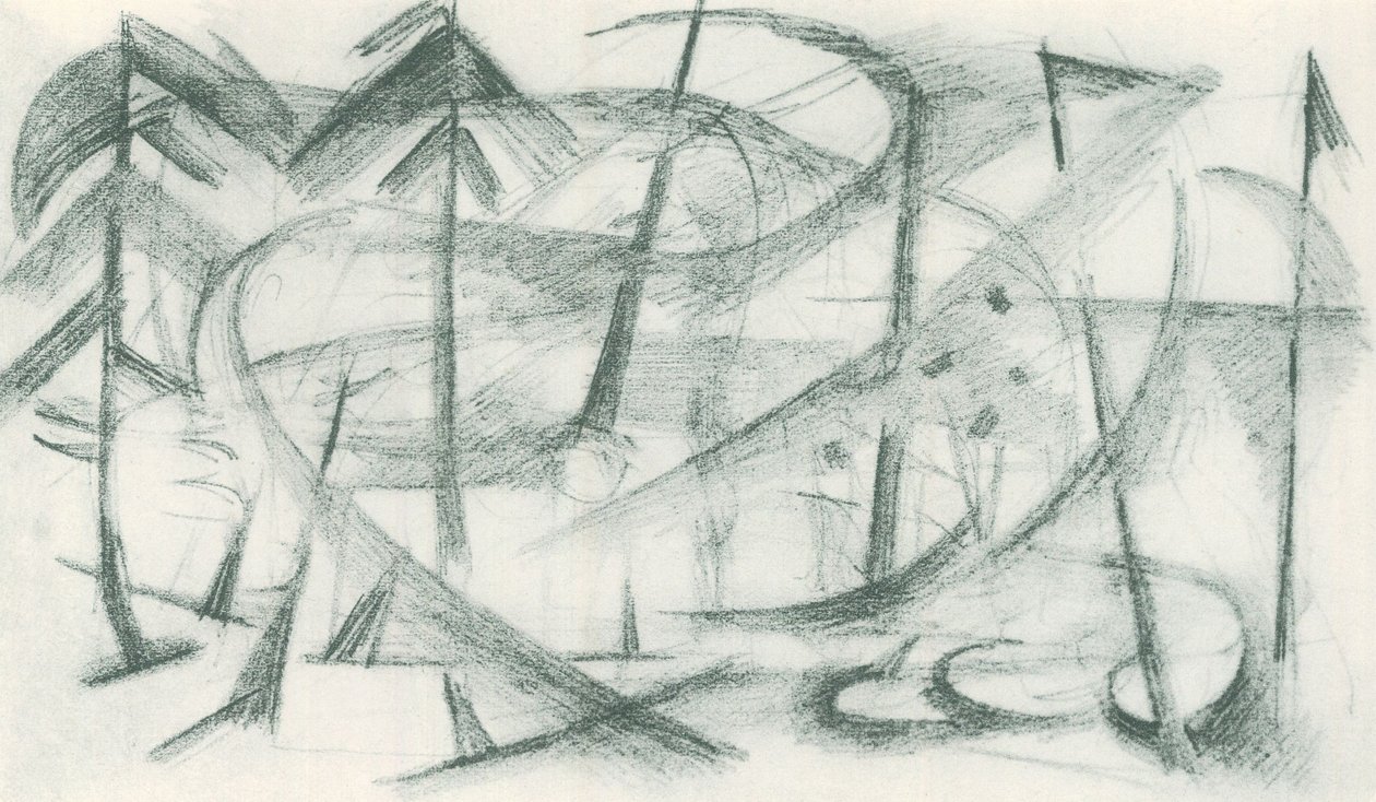Franz Marc - Sketchbook from the field - Sheet 35 alkotó: Franz Marc