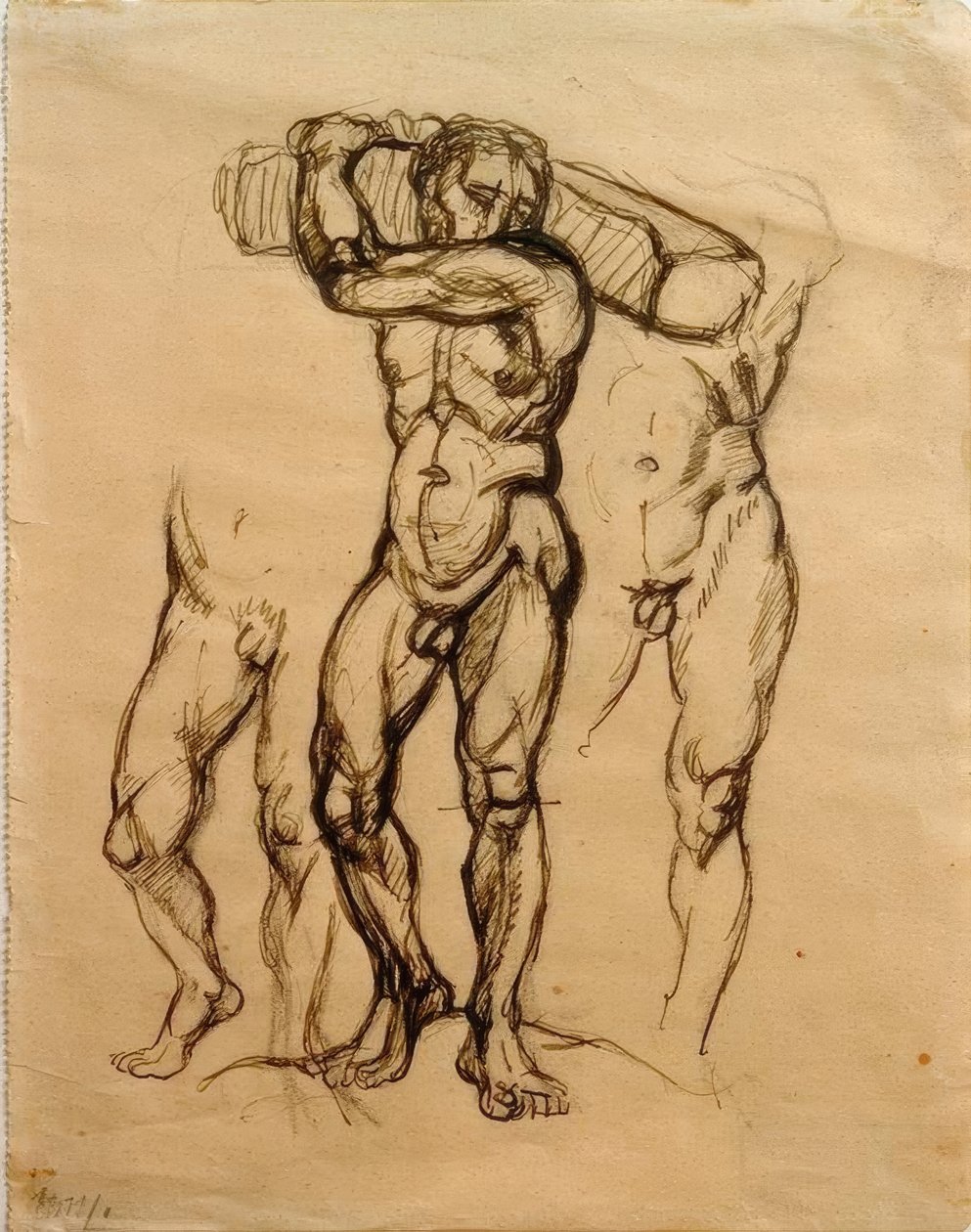 Fa gerendák alkotó: Franz Marc