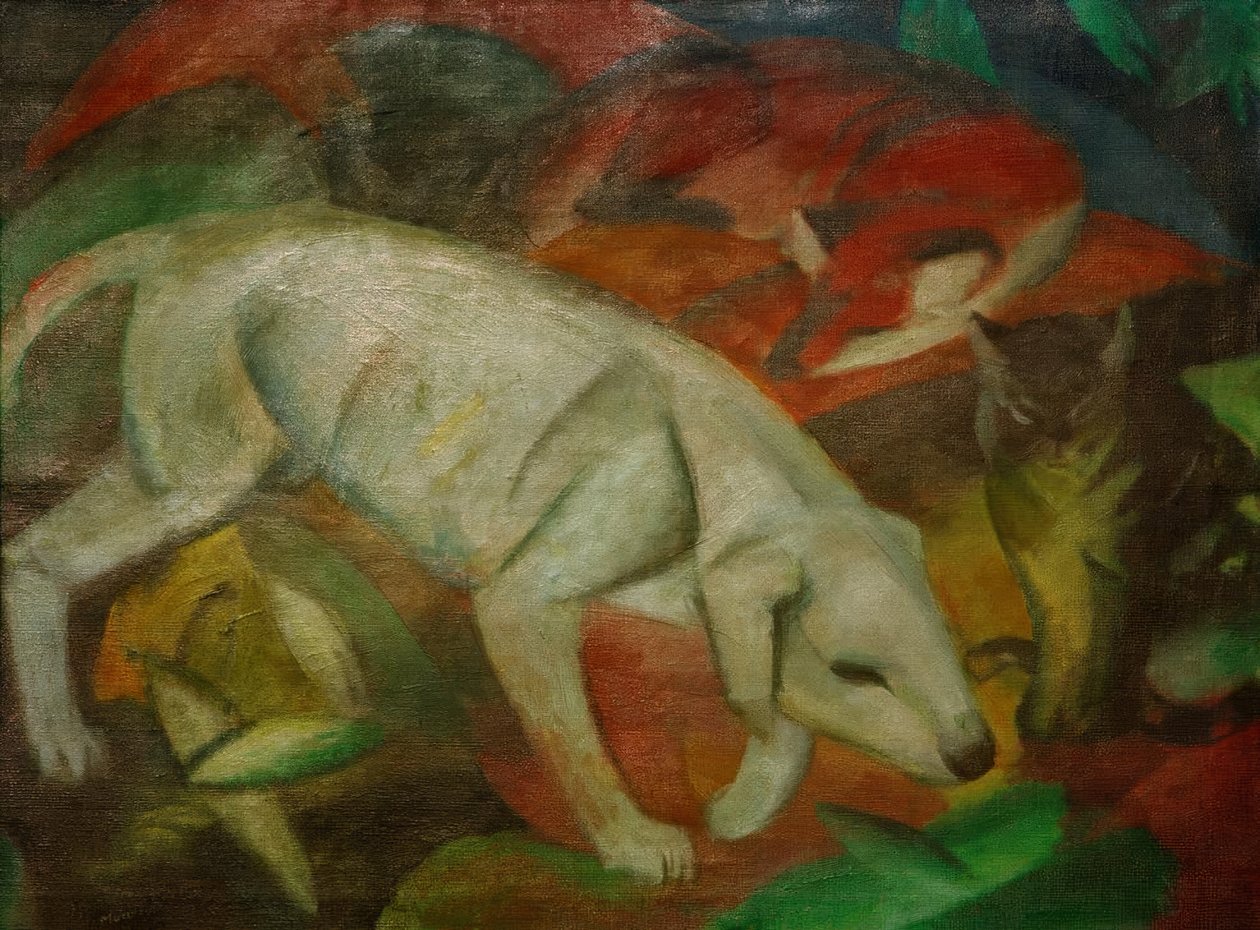 Kutya, macska, róka alkotó: Franz Marc