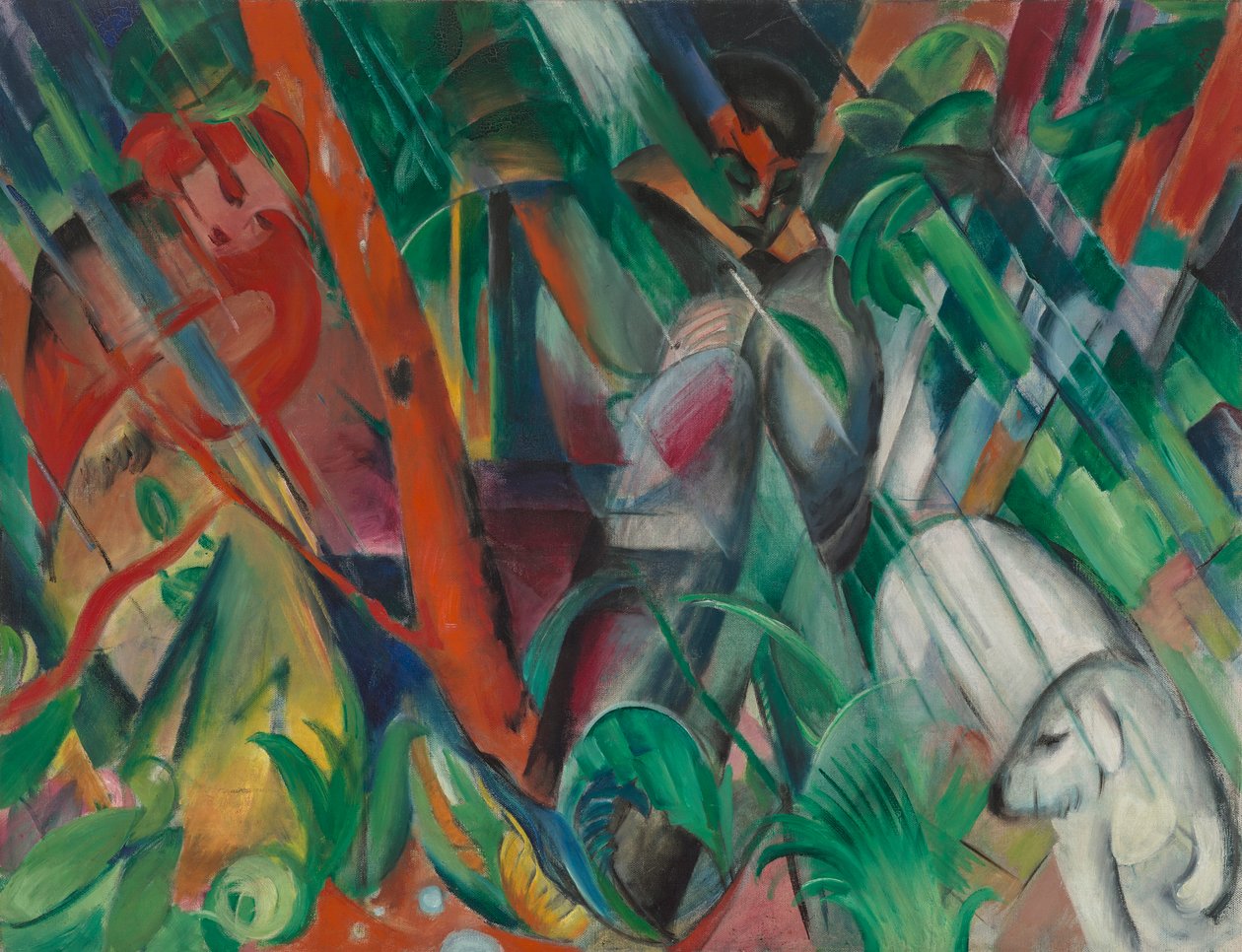 Az esőben alkotó: Franz Marc