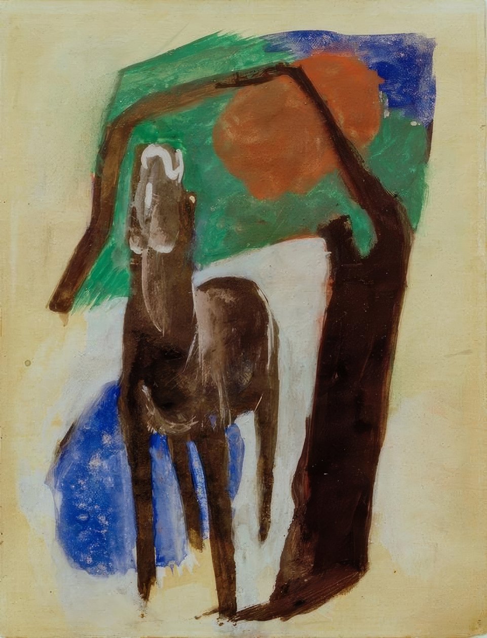 Panaszkodó ló alkotó: Franz Marc