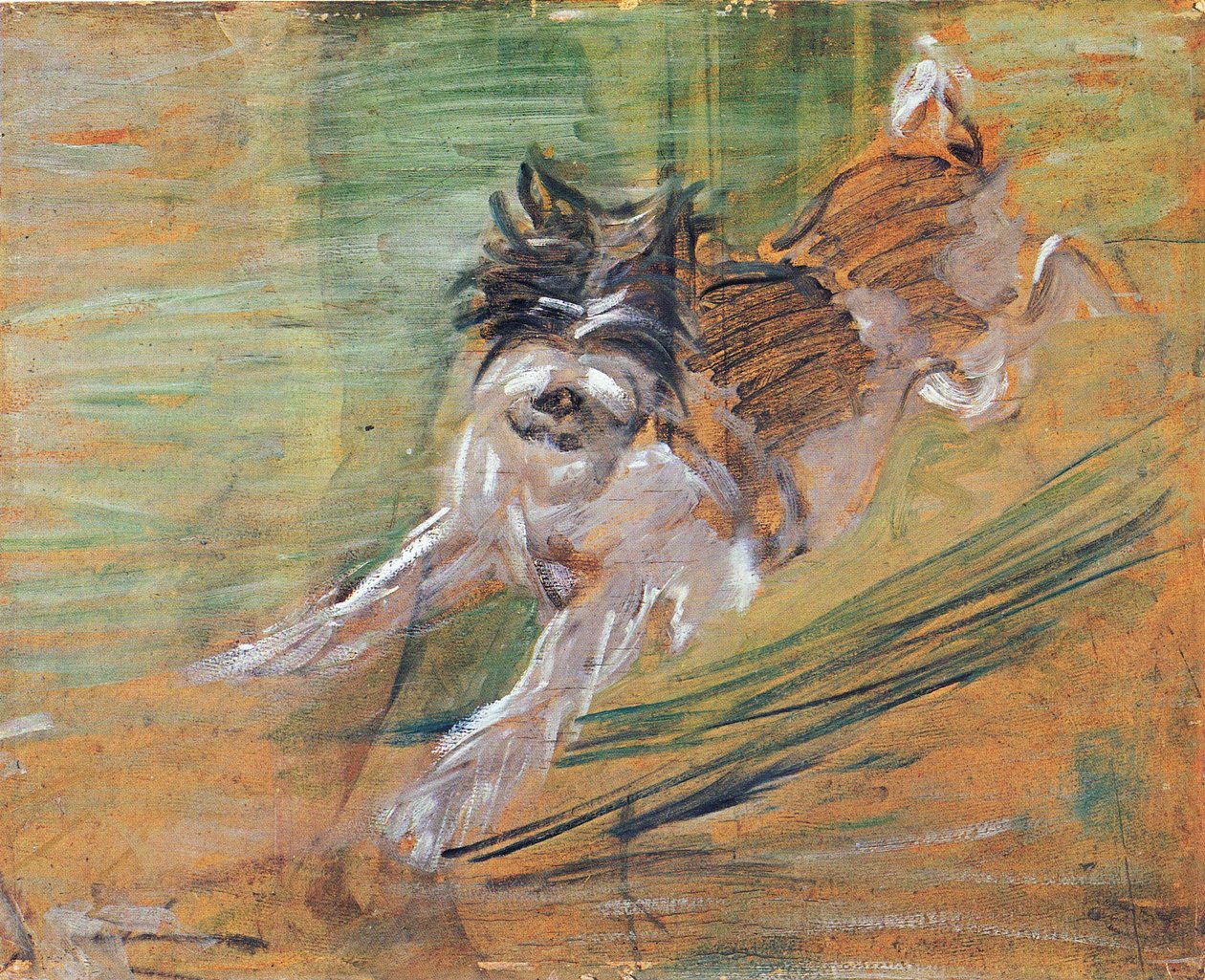 Ugró kutya alkotó: Franz Marc
