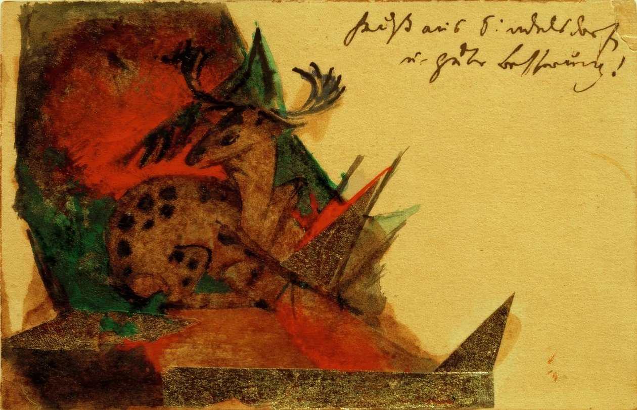 Hazug szarvas alkotó: Franz Marc