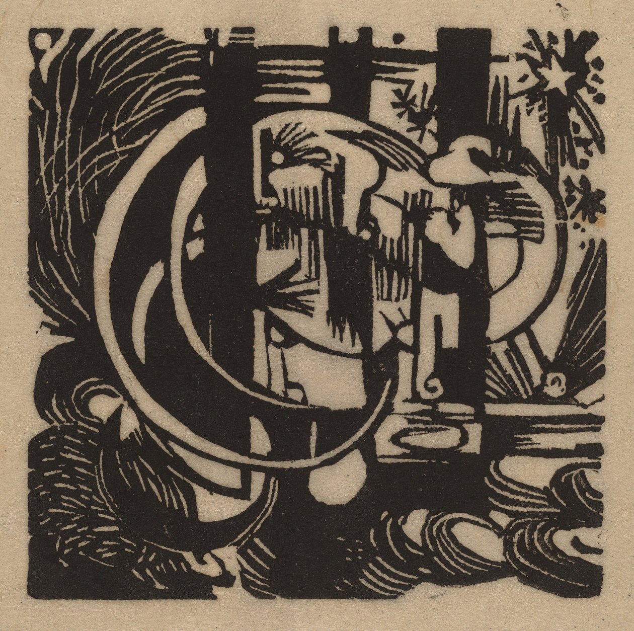 Gyíkok alkotó: Franz Marc