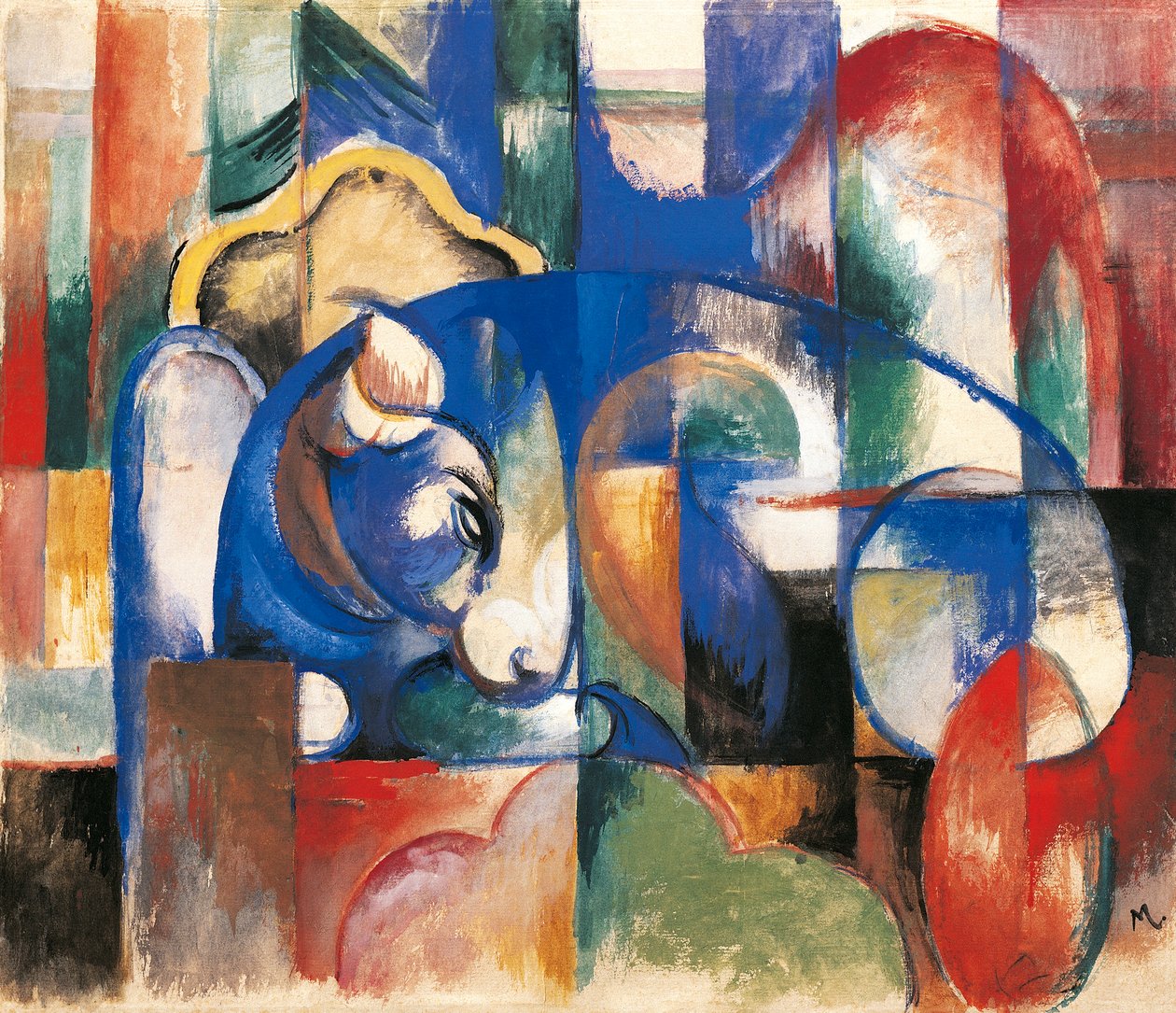 Hazug Bikák alkotó: Franz Marc