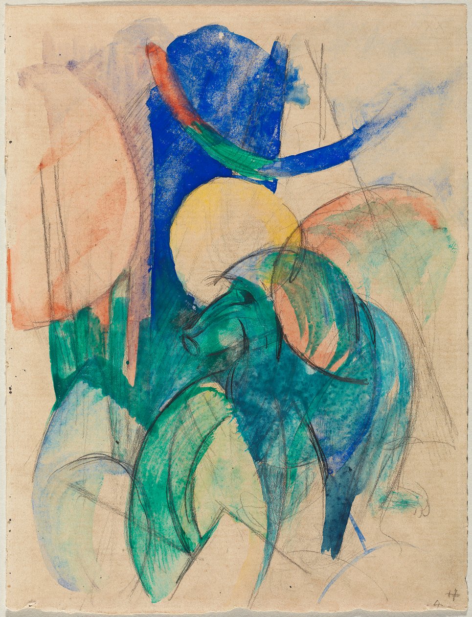 Mandrill alkotó: Franz Marc