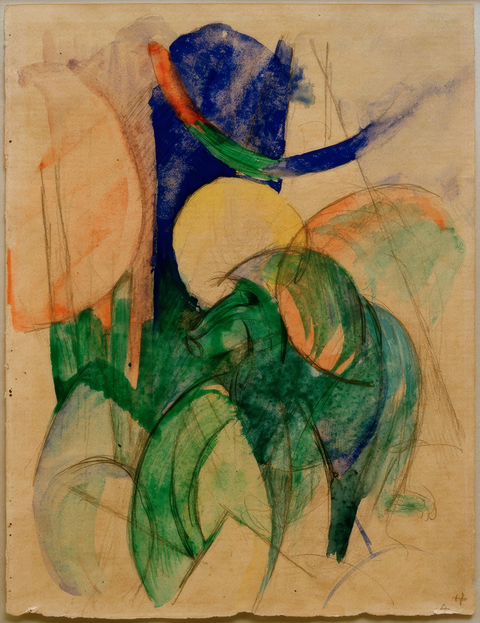 Mandrill alkotó: Franz Marc