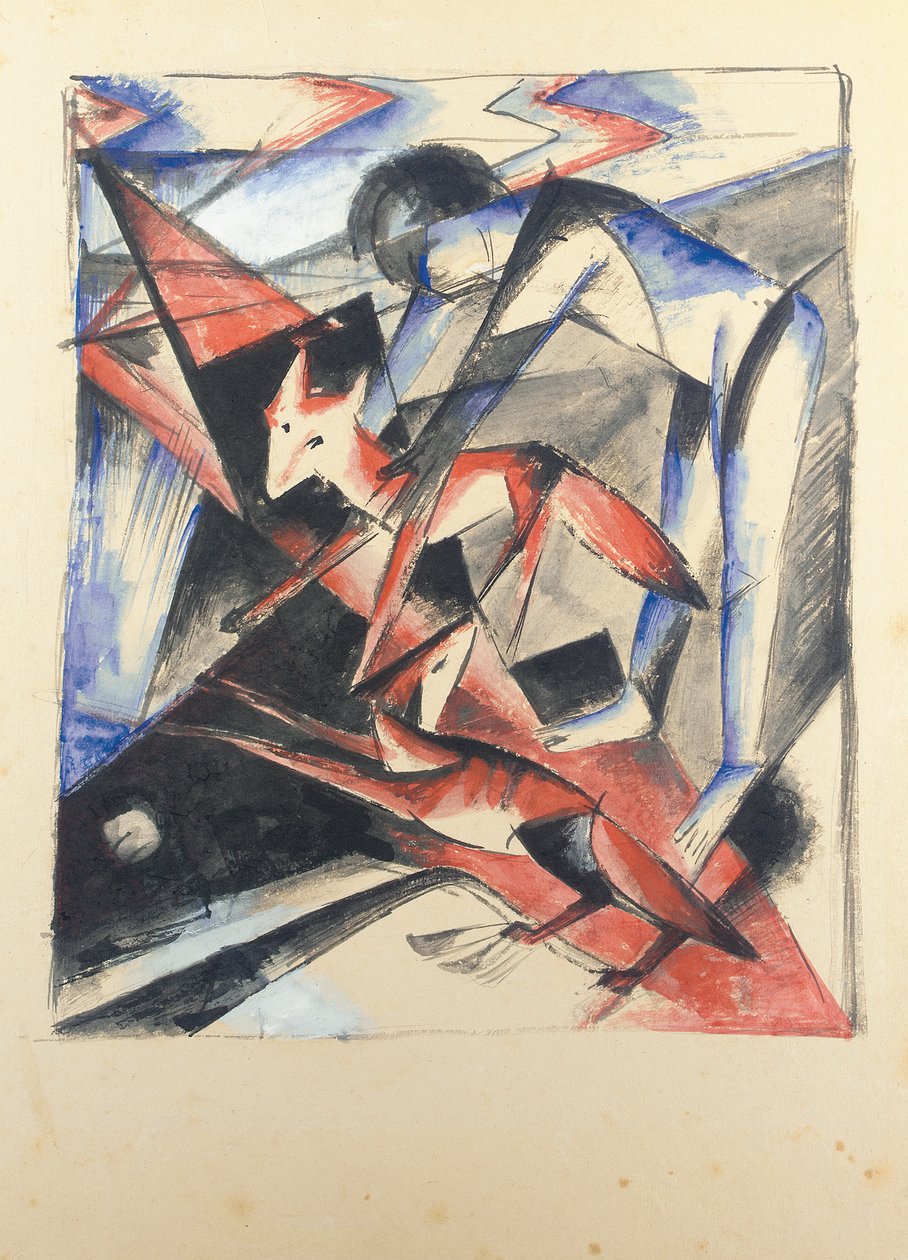 Noé és a róka, 1913 alkotó: Franz Marc