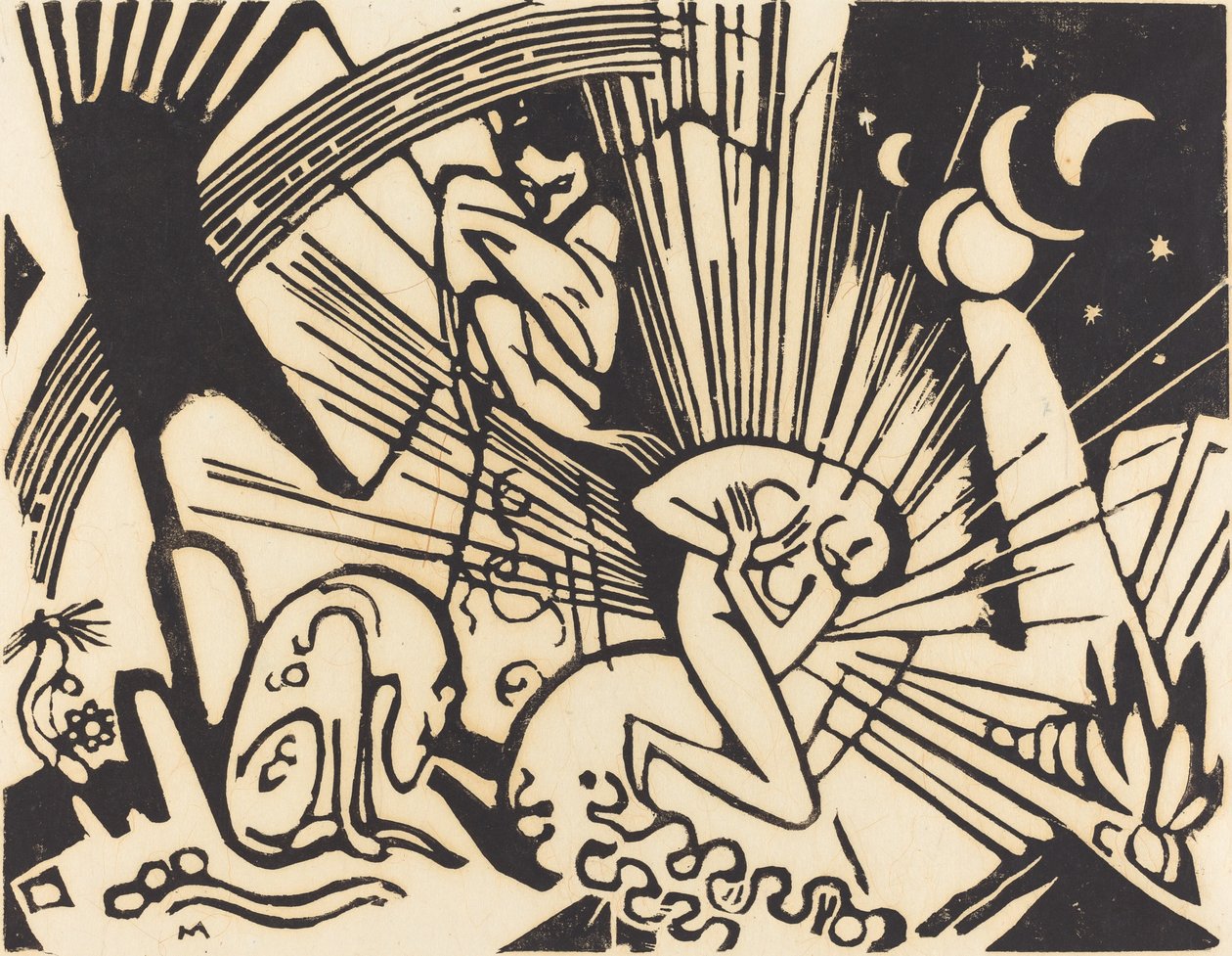 Megbékélés (Versoehnung) alkotó: Franz Marc