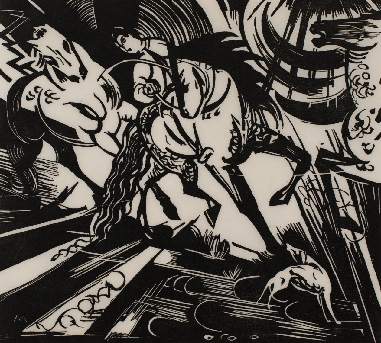 Lovarda alkotó: Franz Marc