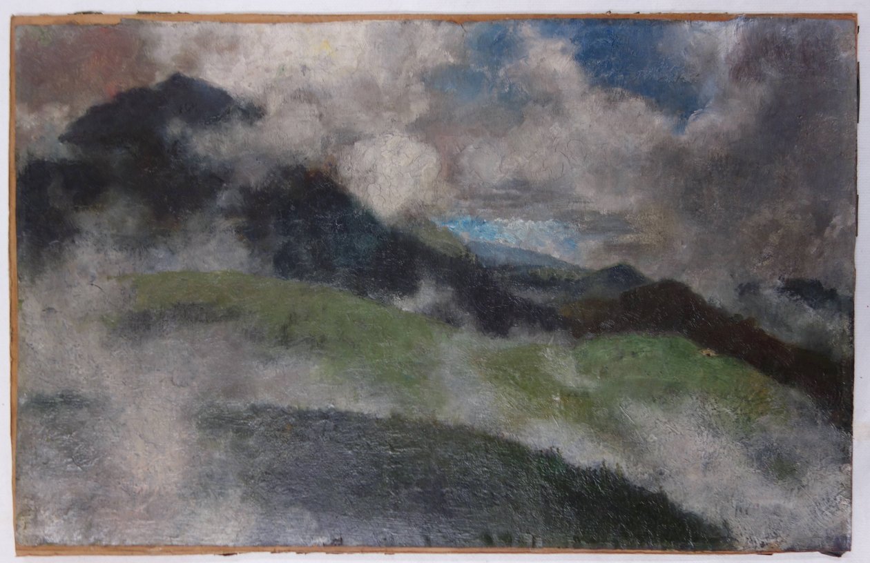 Emelkedő köd alkotó: Franz Marc
