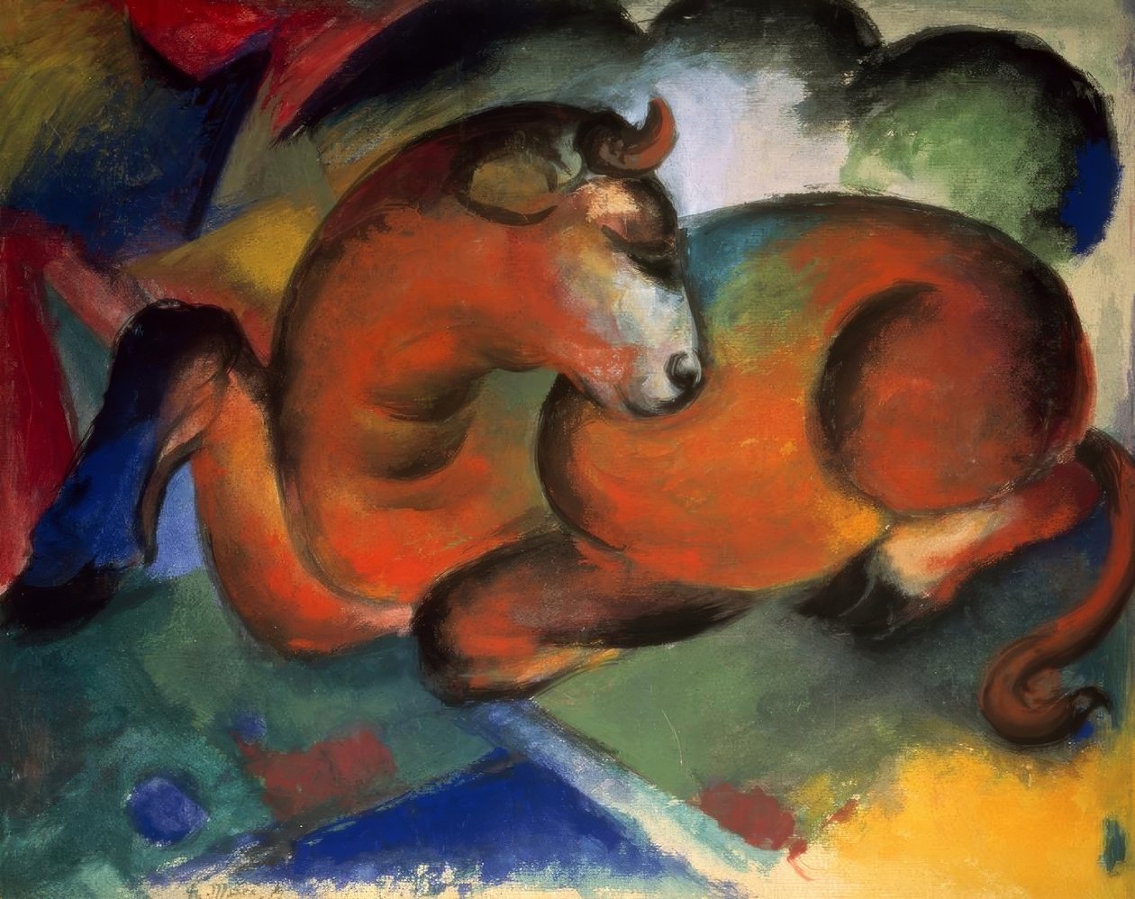 vörös Bika alkotó: Franz Marc