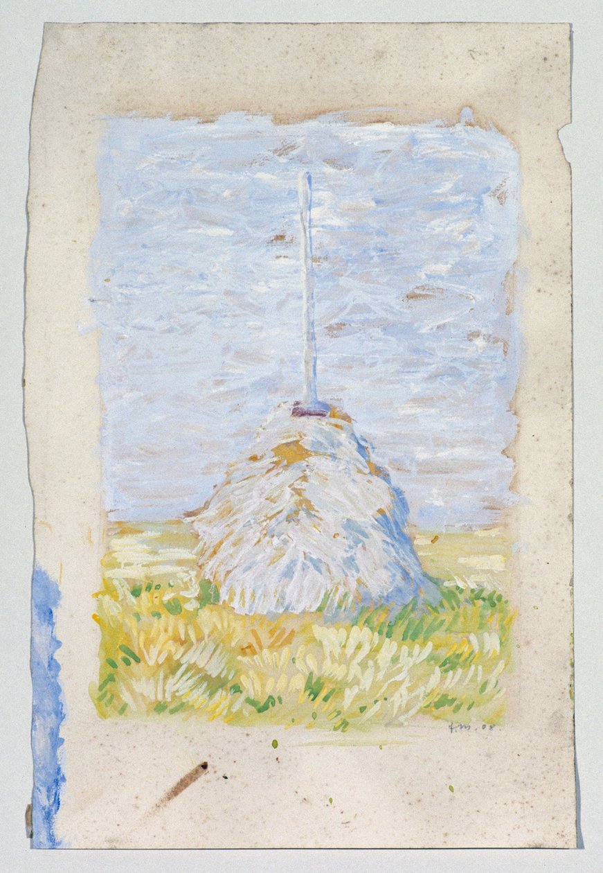Kis nádas guggolás Brunnenbach közelében alkotó: Franz Marc