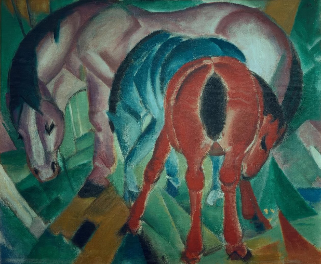 Kanca csikóval alkotó: Franz Marc