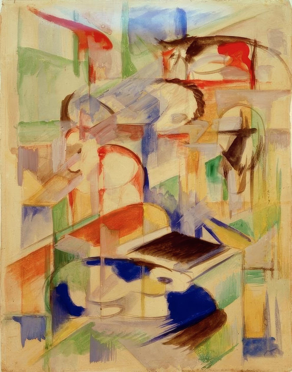 Állati összetétel alkotó: Franz Marc