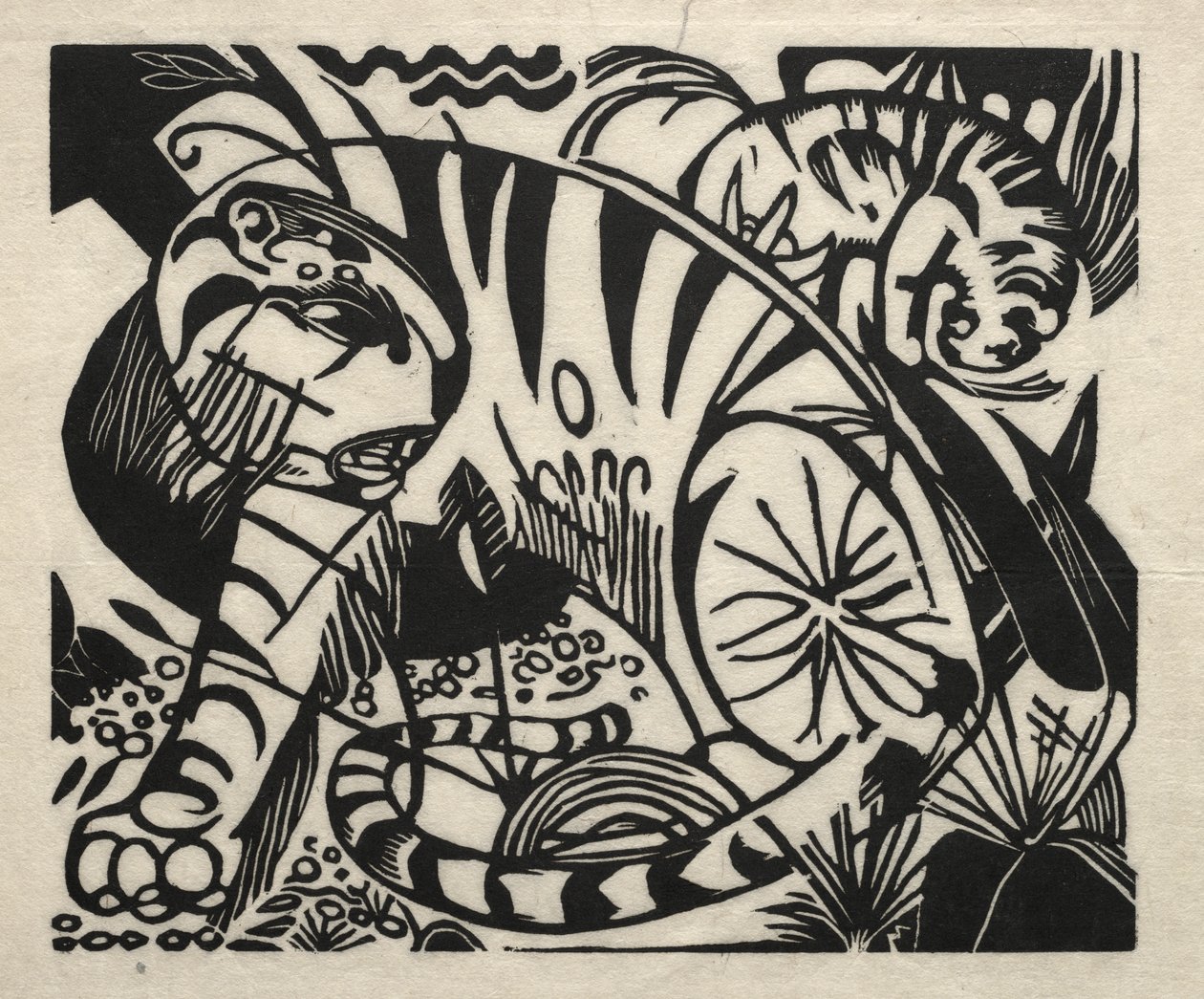 Tigris alkotó: Franz Marc