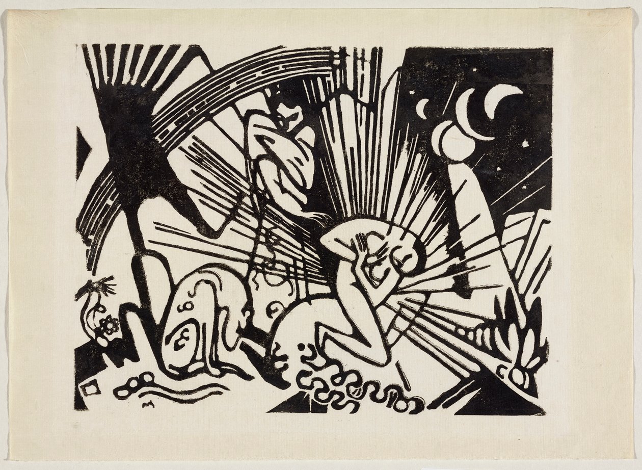 egyeztetés alkotó: Franz Marc