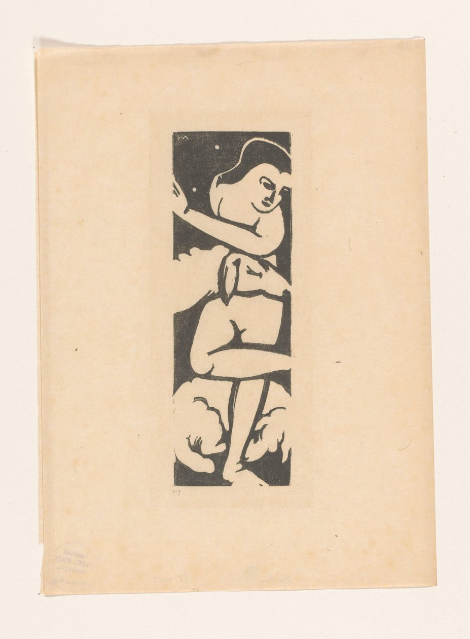 Nő két birkával alkotó: Franz Marc