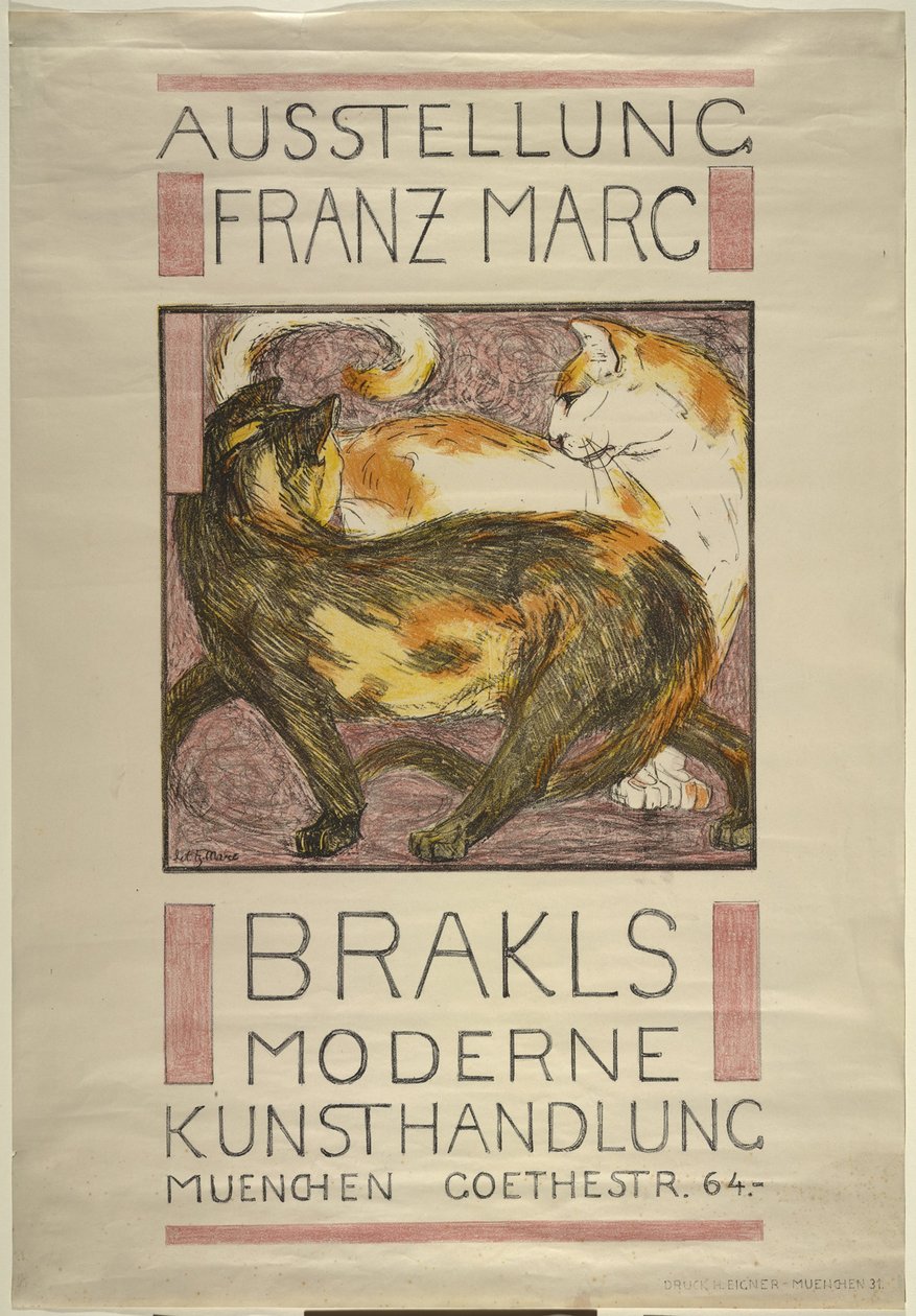 Két macska alkotó: Franz Marc