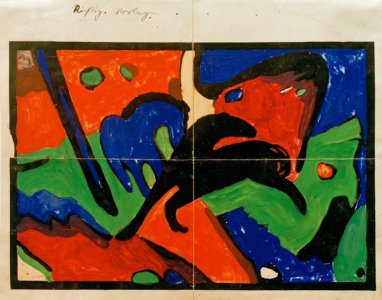 Két ló alkotó: Franz Marc