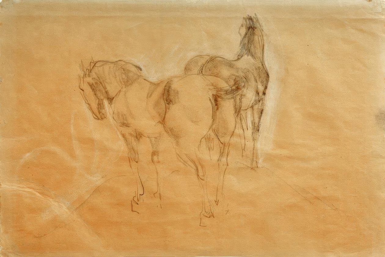 Két ló alkotó: Franz Marc