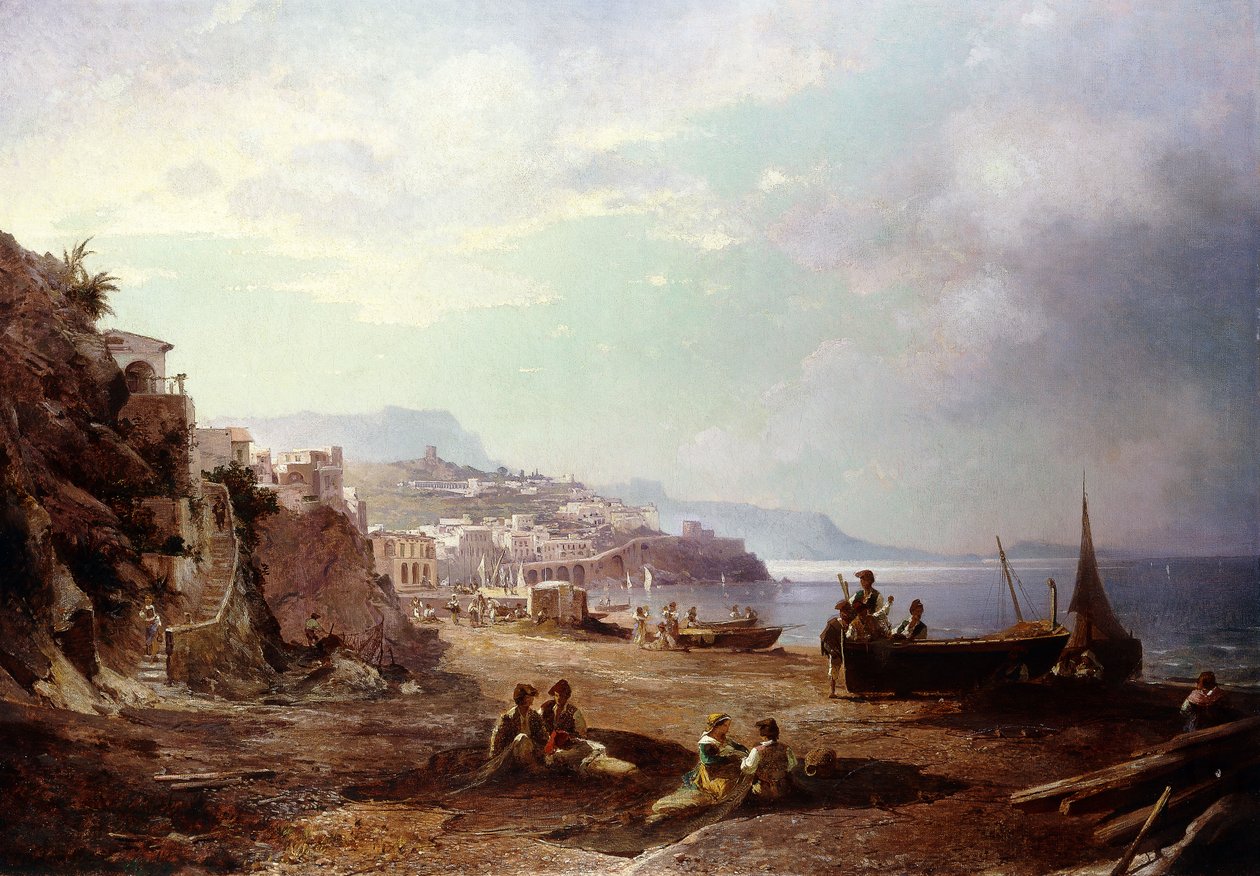 Amalfi, alkotó: Franz Richard Unterberger