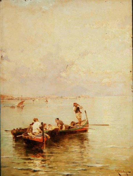 Tó táj alkotó: Franz Richard Unterberger