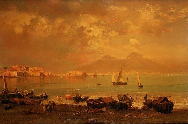 A Nápolyi-öböl alkotó: Franz Richard Unterberger
