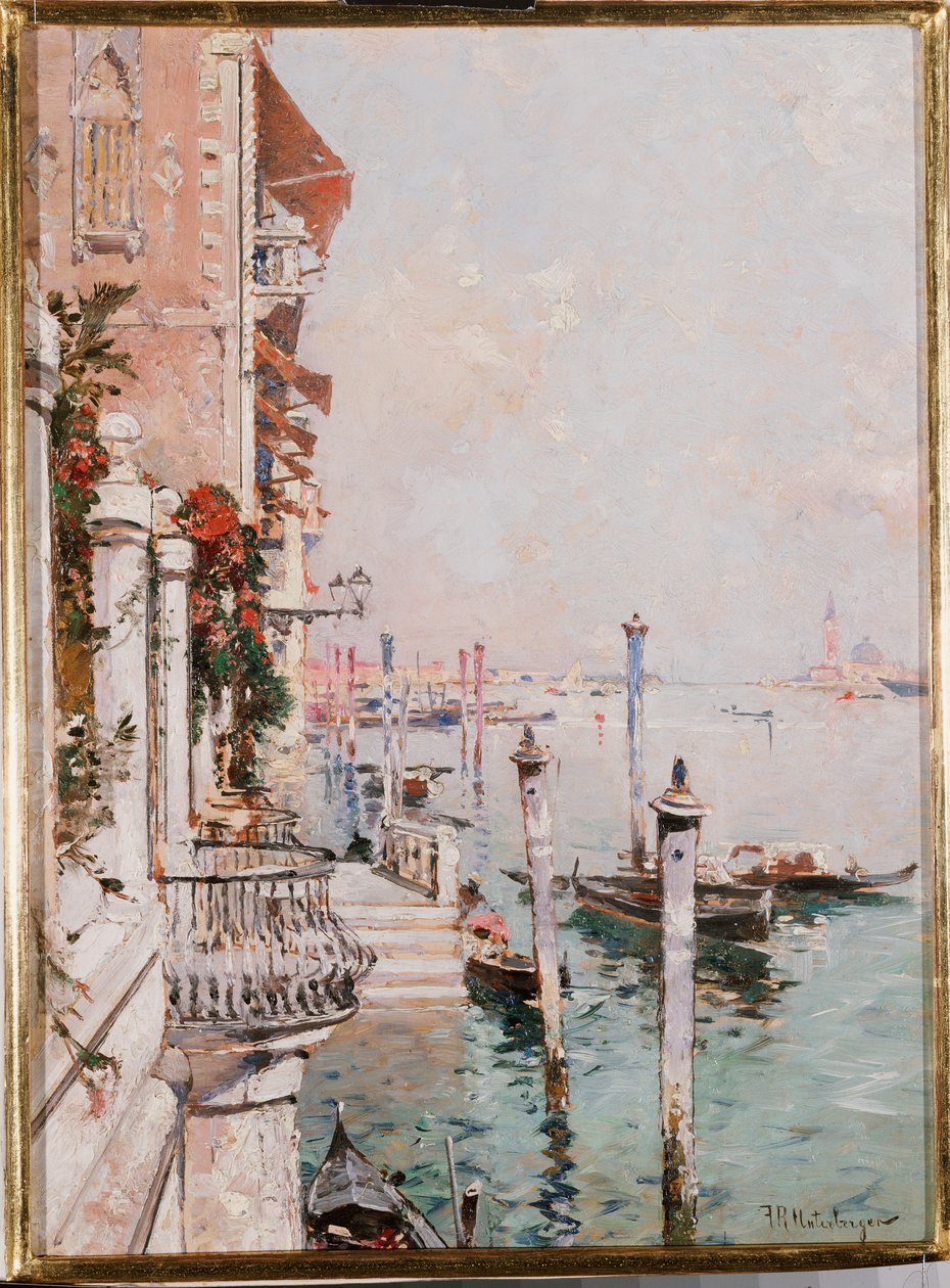 A Canal Grande, Velence alkotó: Franz Richard Unterberger