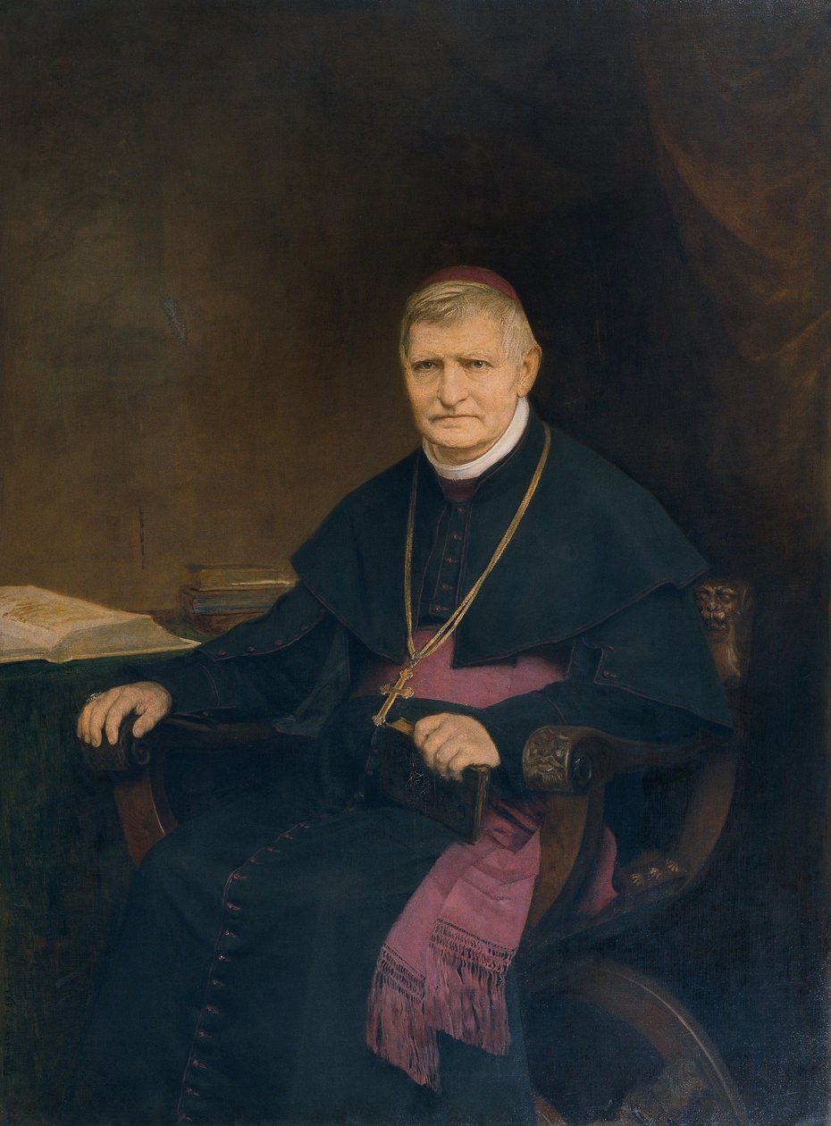 Johann Rudolf Kutschker bíboros alkotó: Franz Rumpler