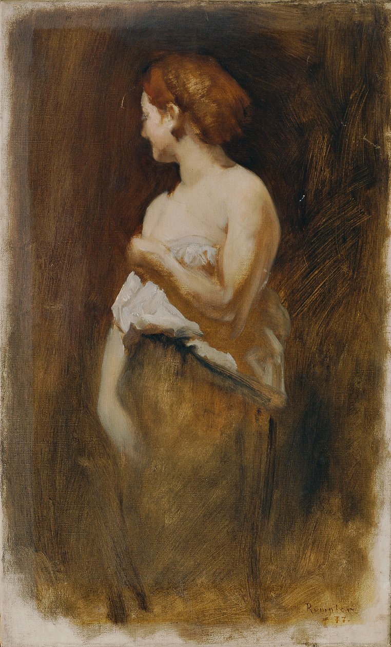 női akt alkotó: Franz Rumpler
