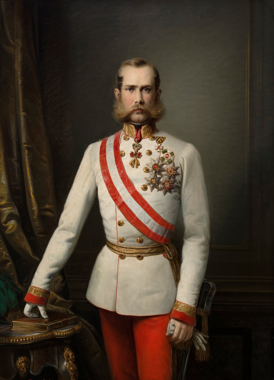 Német: Bildnis des Franz Joseph I I. Ferenc József portréja I. Ferenc József portréja alkotó: Franz Russ the Elder