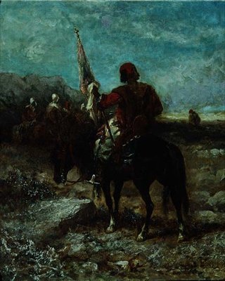 Egy arab lovas alkotó: Franz Schreyer