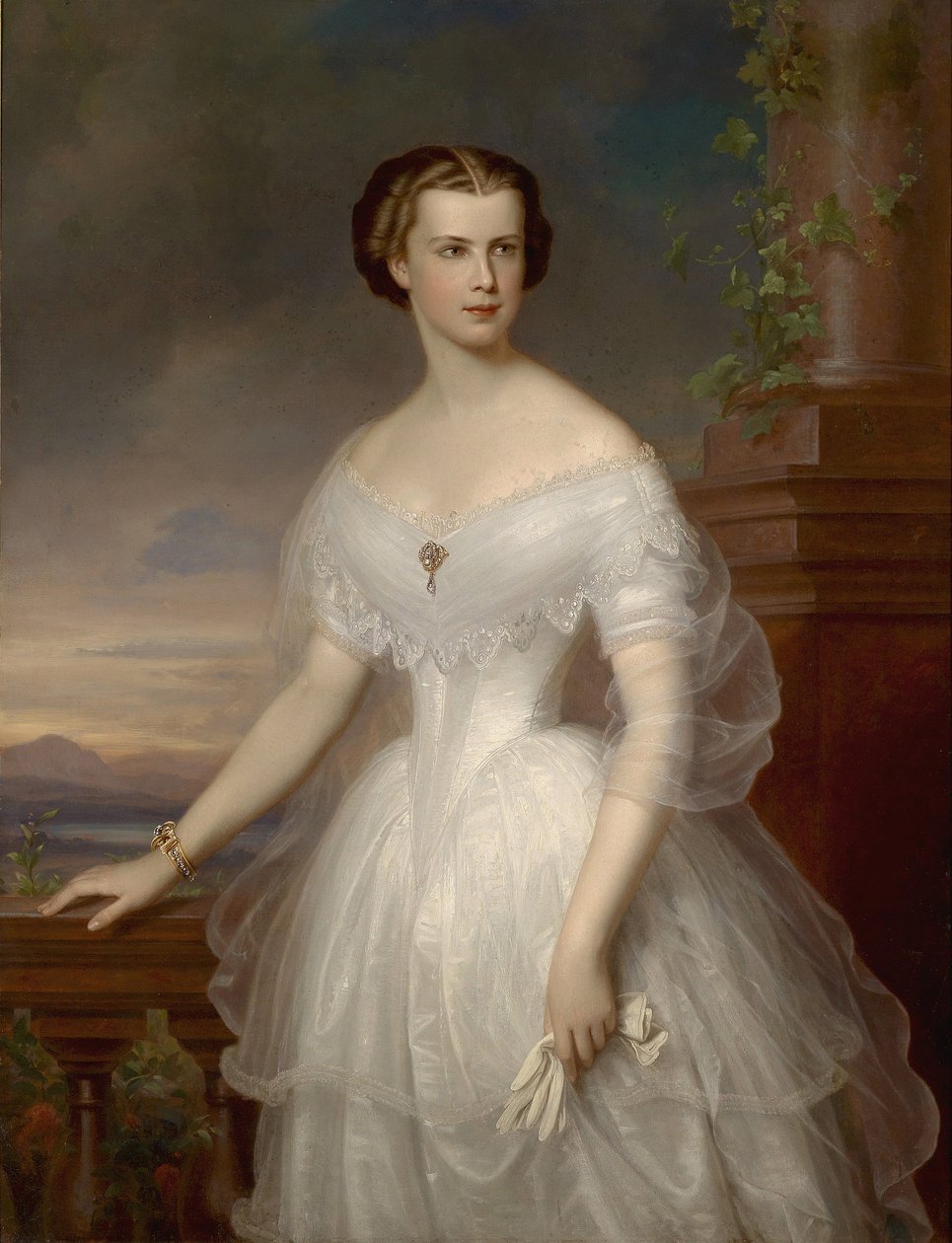 Bajor Erzsébet portréja alkotó: Franz Schrotzberg