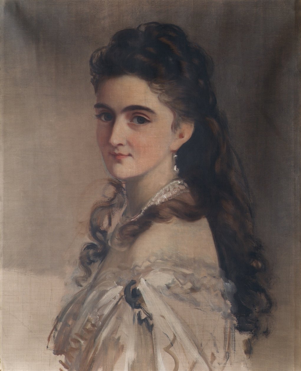 Sidonie Schrotzberg, született Stohl, a művész második felesége alkotó: Franz Schrotzberg