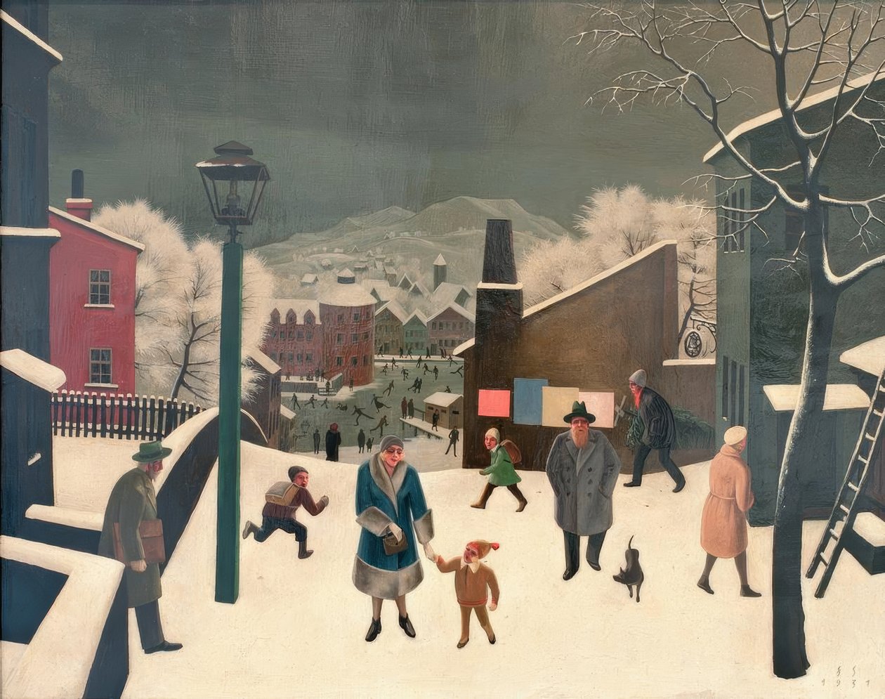 Tél a városban I alkotó: Franz Sedlacek