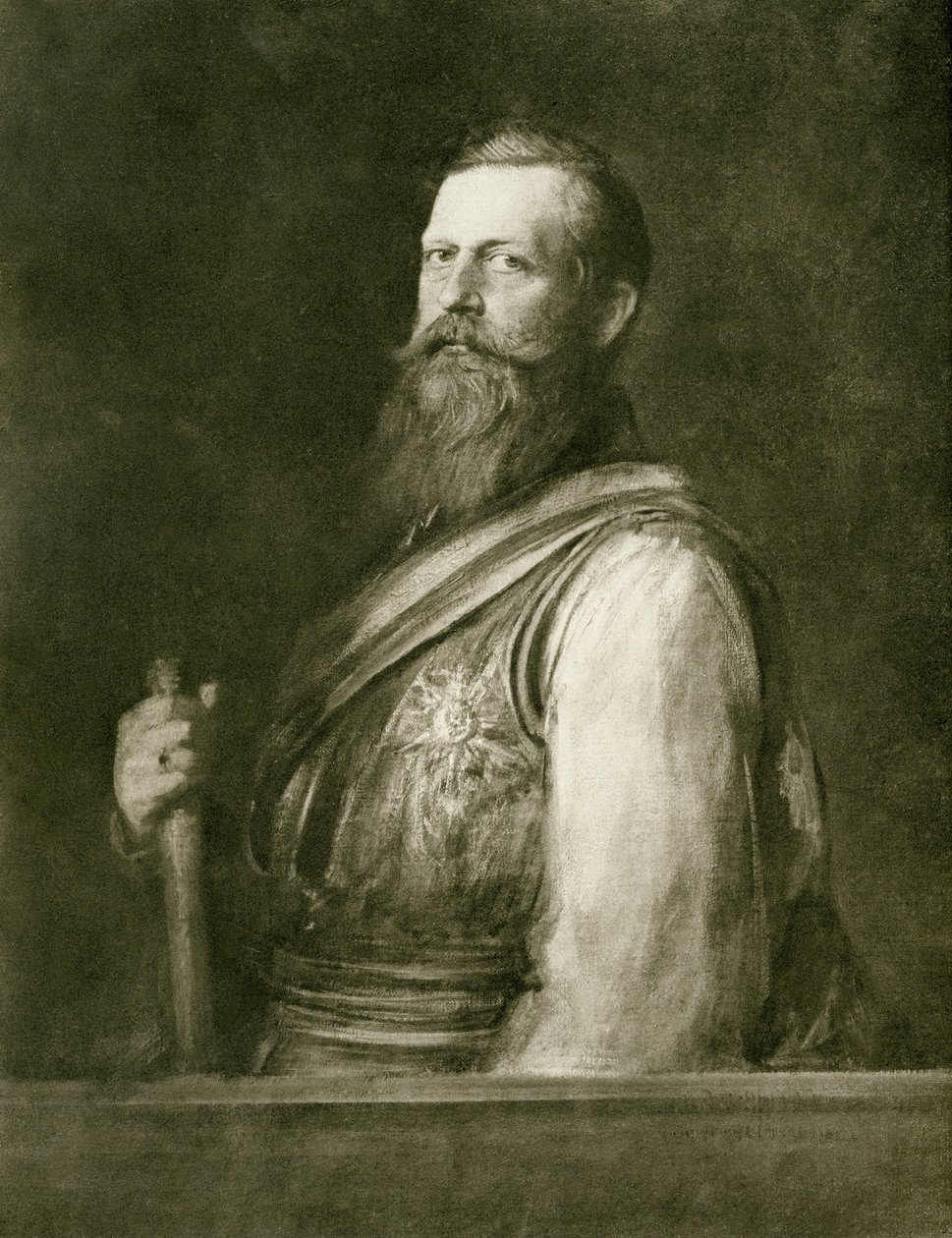 Friedrich III alkotó: Franz Seraph von Lenbach