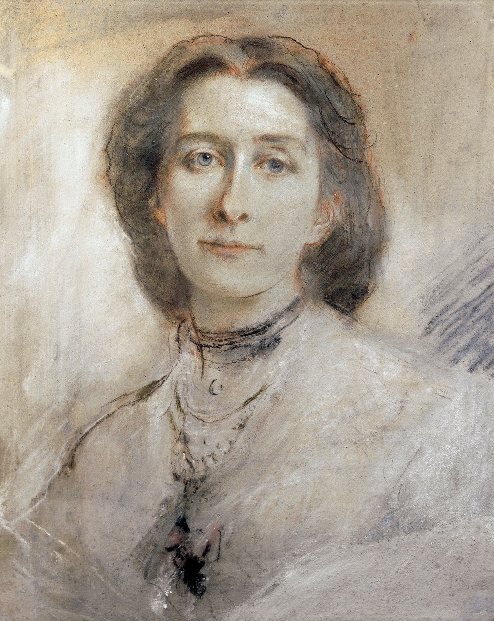 Németország, Cosima Francesca Gaetana Wagner (1837 - 1930), Liszt Ferenc lánya és Richard Wagner második felesége portréja alkotó: Franz Seraph von Lenbach