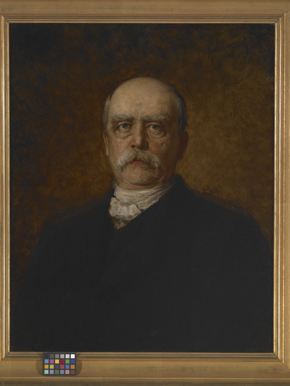 Otto Eduard Leopold Von Bismarck portréja (olaj, vászon) alkotó: Franz Seraph von Lenbach