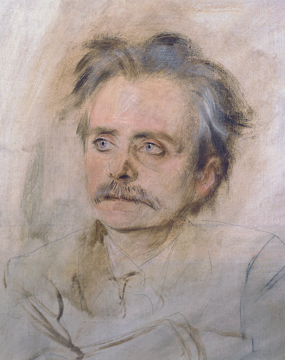 Edvard Grieg portréja (Bergen alkotó: Franz Seraph von Lenbach