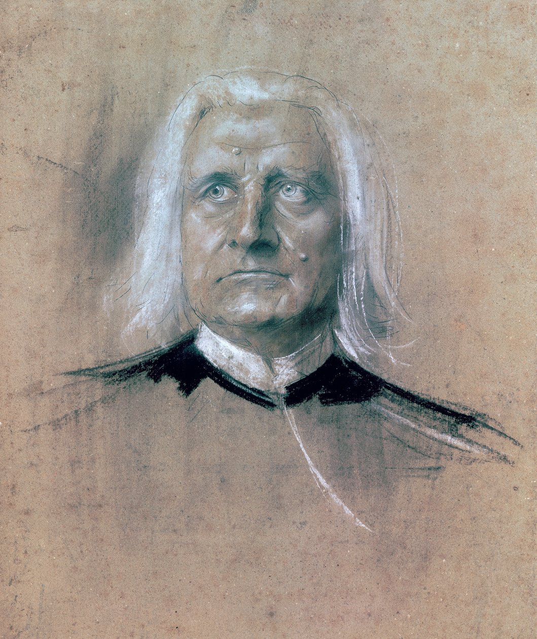 Liszt Ferenc portréja (Raiding alkotó: Franz Seraph von Lenbach