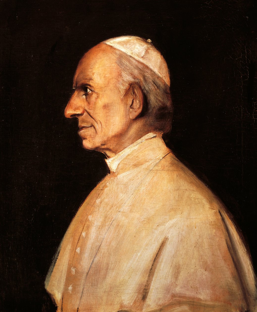 Portré Leó pápa XIII (Carpineto Romano alkotó: Franz Seraph von Lenbach