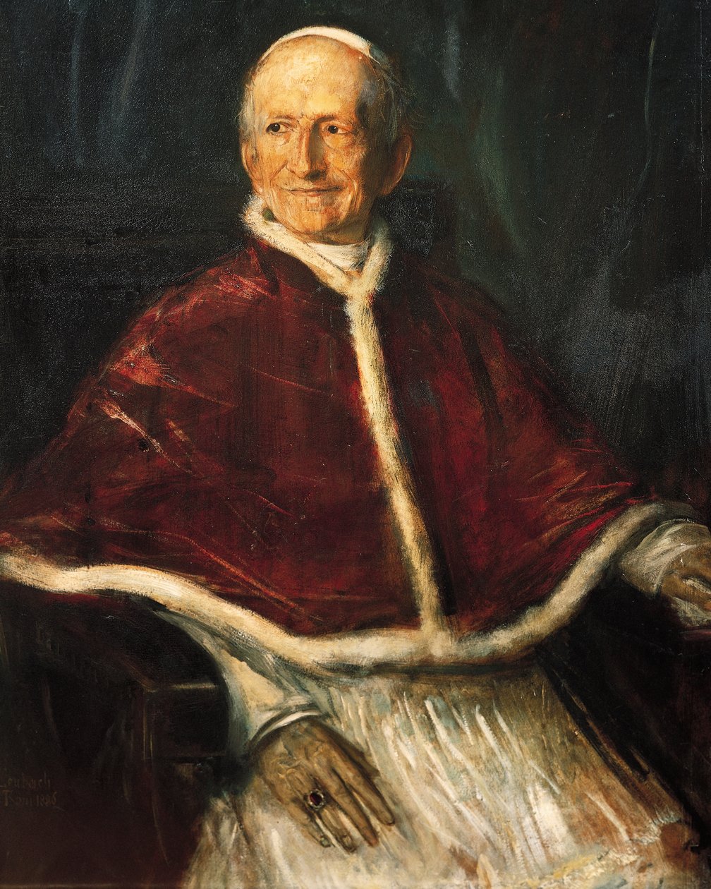 Portré Leó pápa XIII (Carpineto Romano alkotó: Franz Seraph von Lenbach