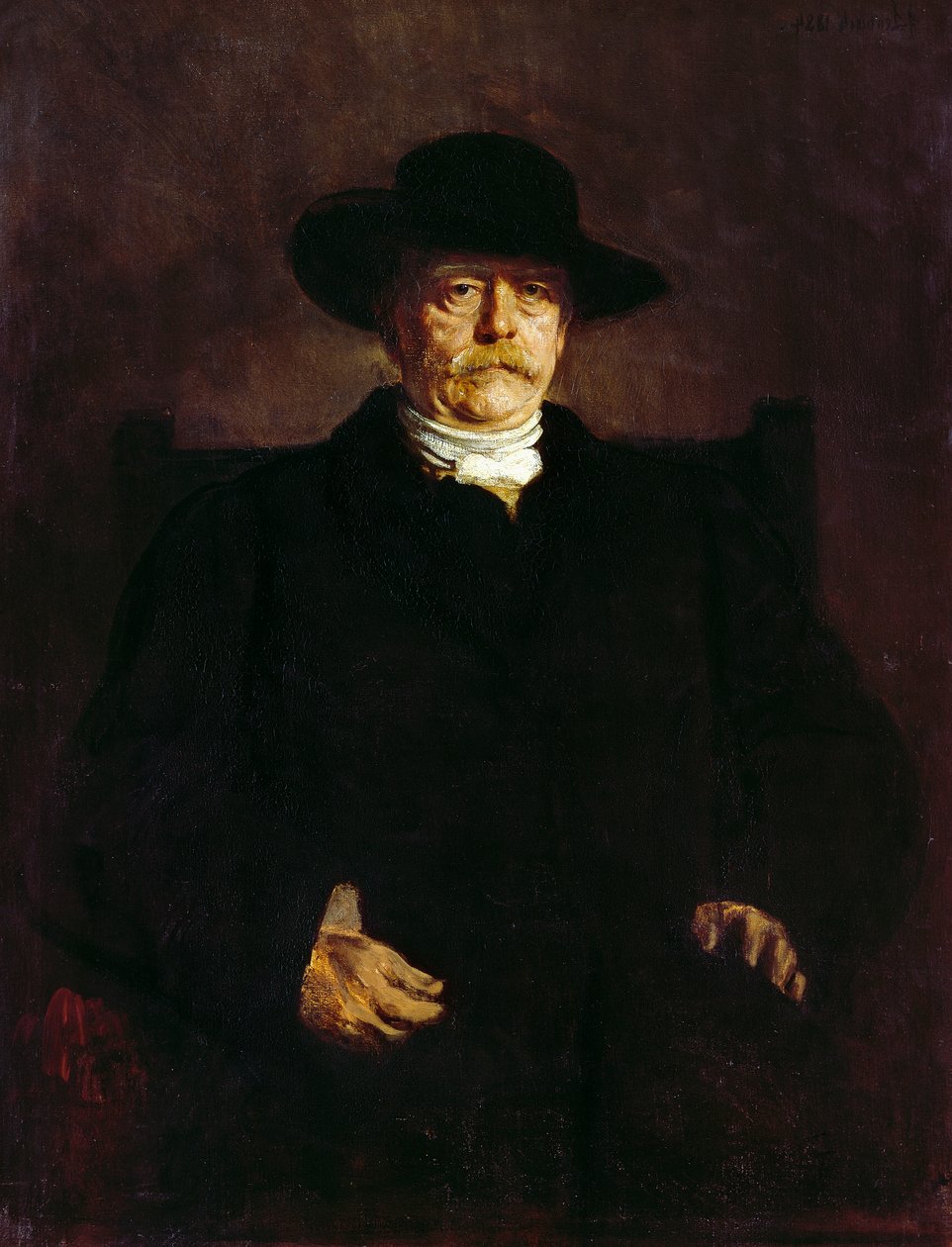 Otto von Bismarck herceg portréja (Schonhausen) alkotó: Franz Seraph von Lenbach