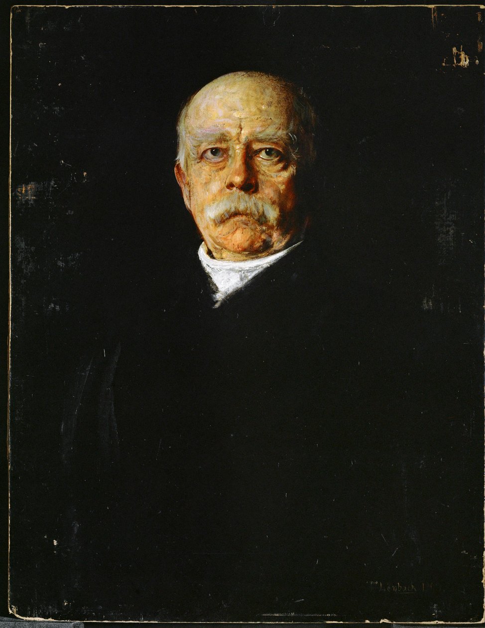Otto von Bismarck herceg, porosz államférfi, aki jelentős szerepet játszott a Német Birodalom létrehozásában... (festmény, vászon) alkotó: Franz Seraph von Lenbach