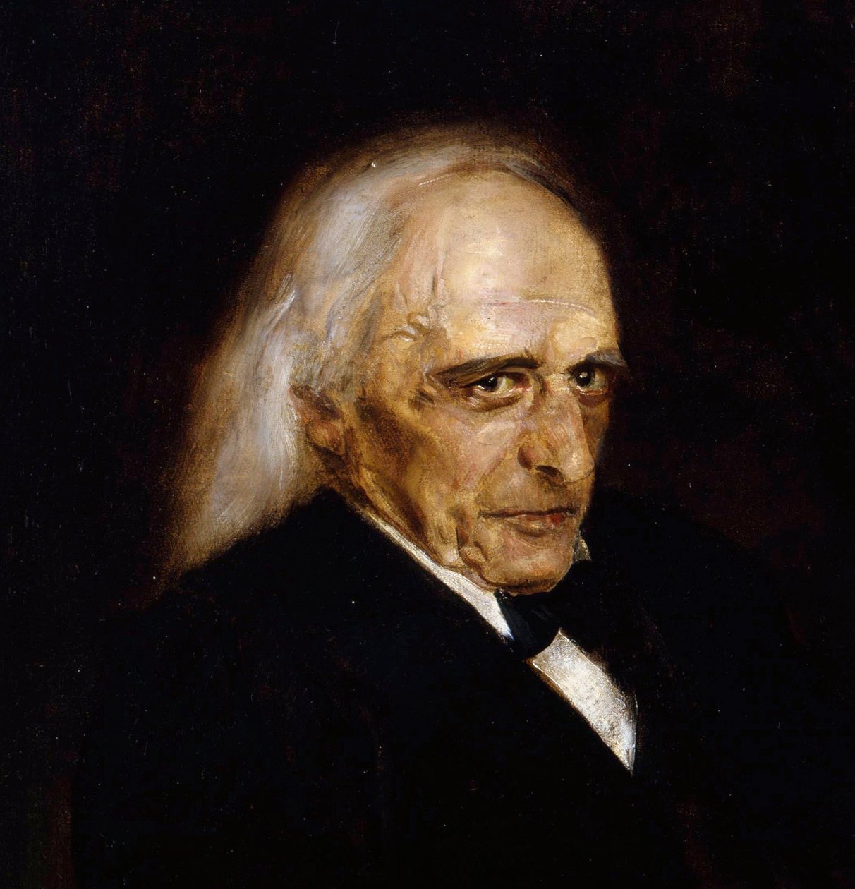 Theodor Mommsen (1817 - 1903), német történelem - Theodor Mommsen (1817-1903) portréja Lenbach, Franz von (1836-1904) részlete alkotó: Franz Seraph von Lenbach